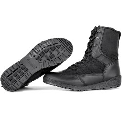Russian military tactical black Summer Boots GARSING 132 "Leather Shark"
